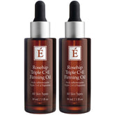 Eminence Organic Skin Care Rosehip Triple C+E Firming Oil Duo